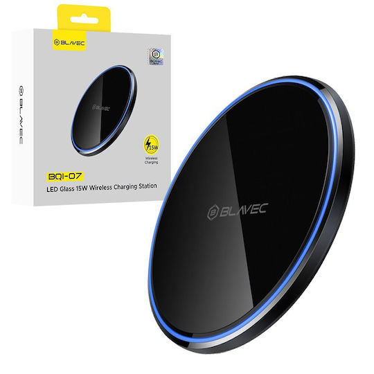 Blavec Kabelloses Ladegerät (Qi Pad) 15W Schwarzs (BQI07-QIB)