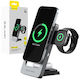 Blavec Wireless Charger (Qi Pad) 15W Silver (BQI05-QIMS)