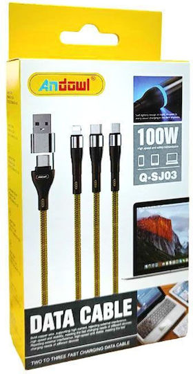 Andowl USB to Type-C 1.2m Cable (Q-SJ03)
