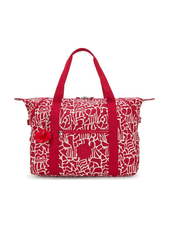Kipling Дамска Чанта Тоут Ръчна Червена