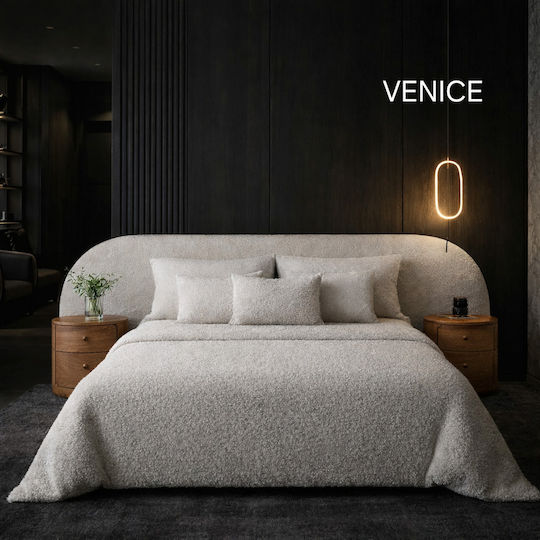 Venice Κρεβάτι Επενδυμένο με Ύφασμα