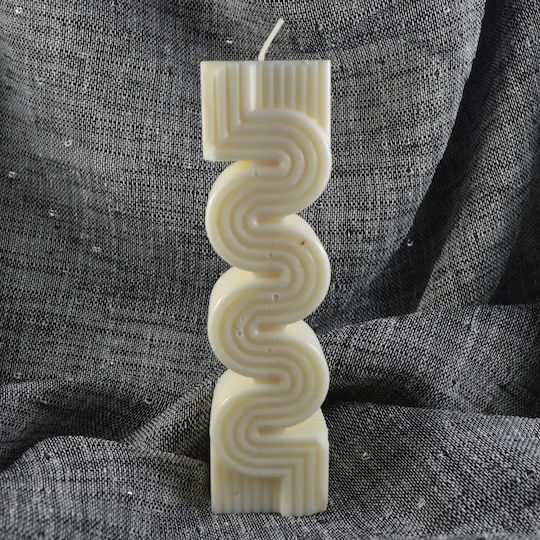 C'est La Candle Gebogene Säule Große Ohne Aromatisch