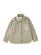 Kinder Hemd Langarm Olive
