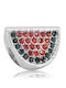 Charmy Charm mit Steinen aus Stahl Rote