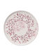 Hermia Plate Desert Ceramic Red with Diameter 19.3cm 6pcs