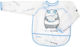 Akuku Impermeabila Salopetă material textil cu autocolant, Buzunar & Mâneci Badger Blue