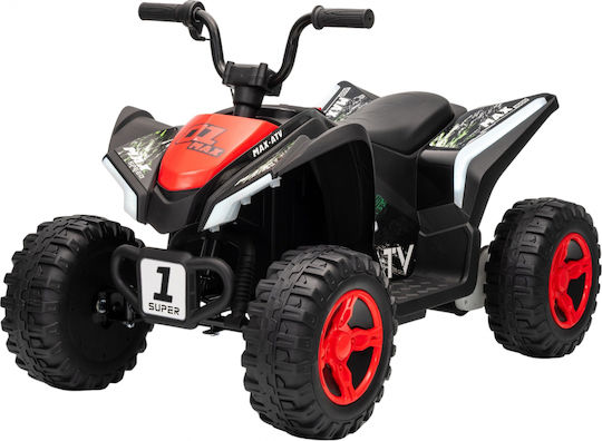 Motocicletă Cu 4 Roți Electrică 24 Volt Roșie Pentru 3+ Ani