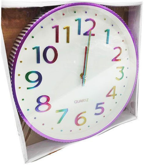 Clock Wall Clock Purple