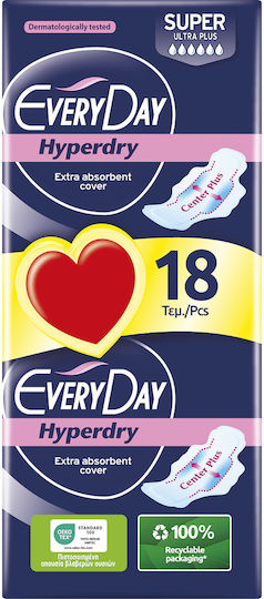 Every Day Hyperdry Super Ultra Plus Превръзки с крилца 36бр