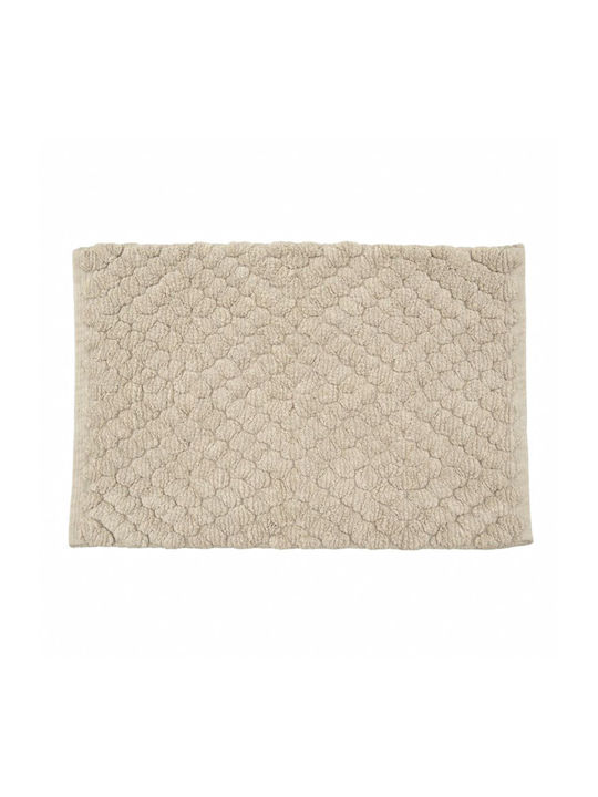 Ankor Non-Slip Bath Mat Cotton 852079 Beige 50x80cm