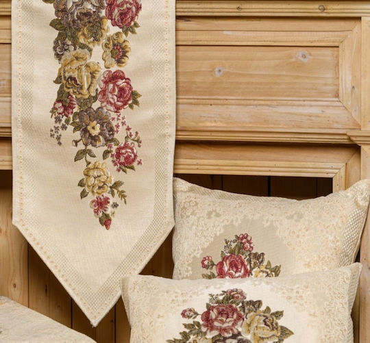 Liolios Home Ράνερ Cream 35x140εκ.