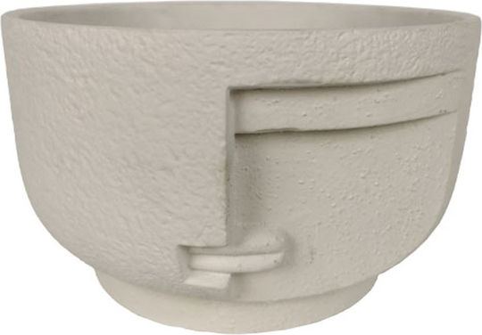 Marhome Ghiveci din Beton Bej 20.5x20.5x12εκ.