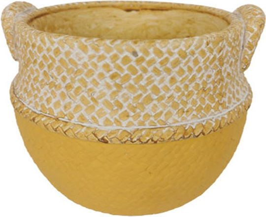 Marhome Blumentopf Beton Gelb Marhome Blumentopf Beton Gelb
