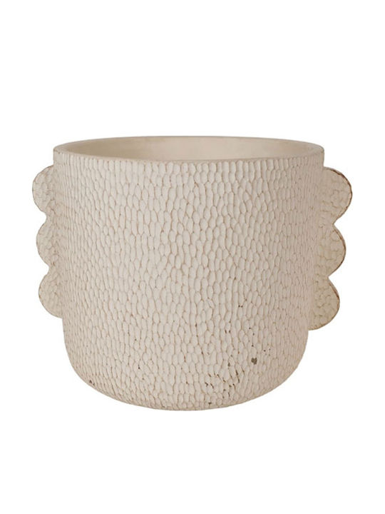 Marhome Κασπώ Τσιμεντένιο Μπεζ 22x22x16.5εκ.