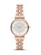 Emporio Armani Women's Watch with Pink Gold Metal Bracelet
