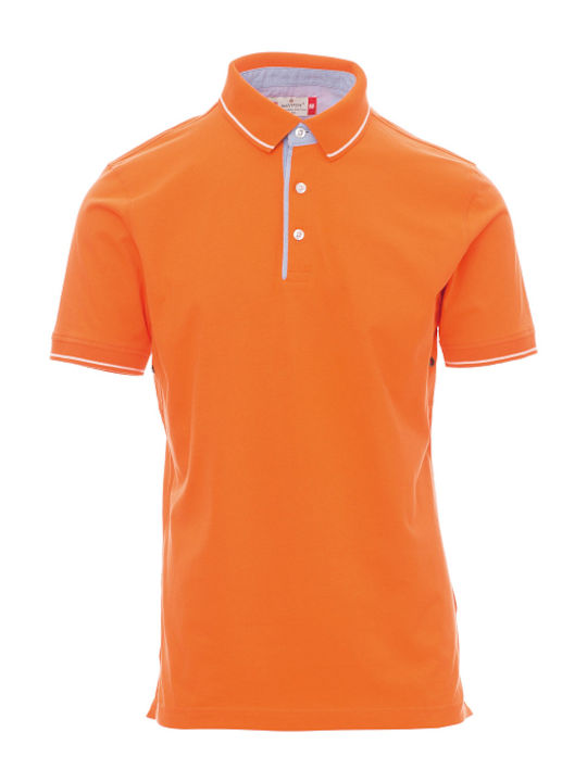 Cambridge Men's Short Sleeve Polo Shirt Payper Orange