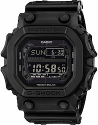 Casio Digital Men's Watch Chronograph Solar with Black Rubber Strap