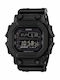 Casio Digital Men's Watch Chronograph Solar with Black Rubber Strap