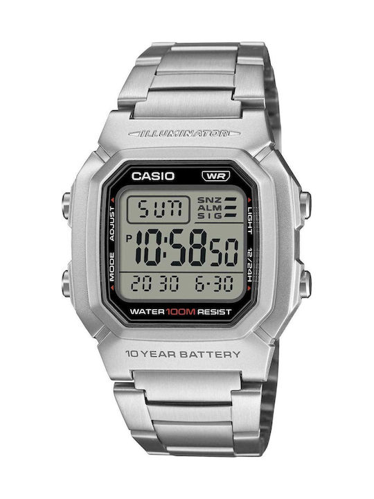 Casio Ρολόι Μπαταρίας με Μεταλλικό Μπρασελέ