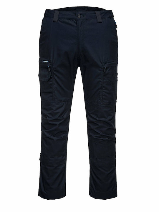 Portwest Pantaloni De Lucru Reflectorizanți Albastru