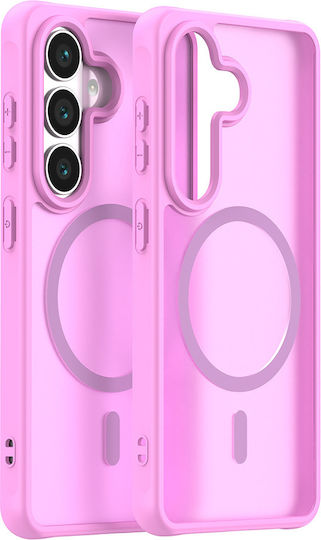 Techsuit Umschlag Rückseite Kunststoff Rosa (Galaxy S26)
