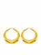 Sharks Bay Clothing Earrings Hoops made of Steel Gold Plated