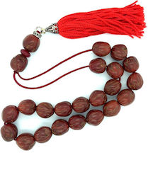 Kompologadiko Worry Beads Burgundy