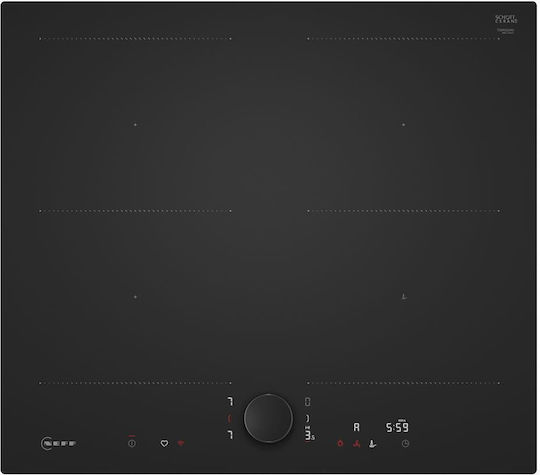 Neff Smart Induction Cooktop Autonomous with Child Lock Function 59.2x52.2εκ.