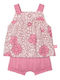 Kids Clothing Set with Summer Shorts 2 Pieces Pink