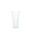 Beauty Home Decorative Glass Vase Iris Transparent Y23cm