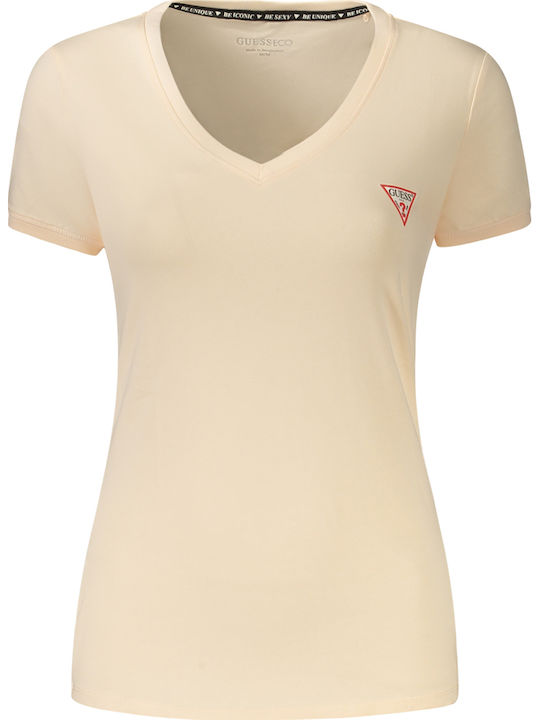 Guess Γυναικείο T-shirt Pink