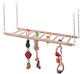 Ξύλινη Κρεμαστή Birds Kingdom Treppe-Geflügelspielzeug 38x17x13cm Bke3128