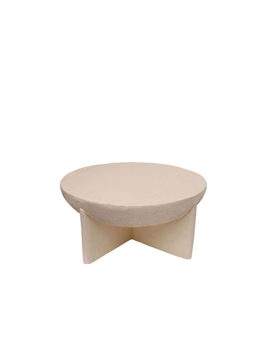 Central Coffee Table Latte Latte M90xP90xH41cm