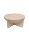 Liberta Rundes Zentral Kaffeetisch Latte Latte M90xP90xH41cm
