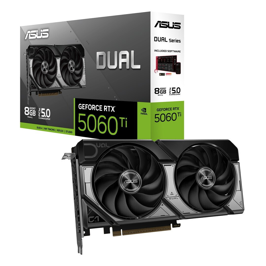 Asus GeForce RTX 5060 Ti 8GB GDDR7 Dual Κάρτα Γραφικών