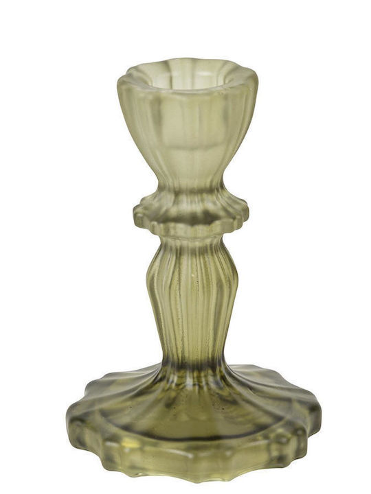 Beauty Home Candle Holder Glass 7.8x7.8x11cm 1pcs