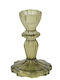 Beauty Home Candle Holder Glass 7.8x7.8x11cm 1pcs