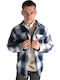 Langärmeliges Overshirt in schmaler Passform Grün