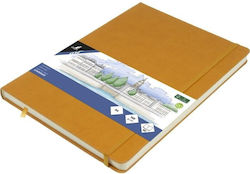 Sketchbook Α4 Ochre 140gr 160σελ Λαστιχο Σκληρο...