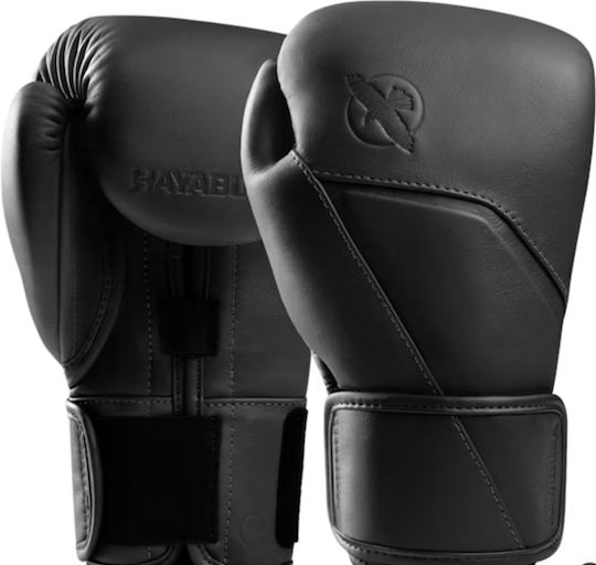 Hayabusa Boxing Gloves Leather for Match Black
