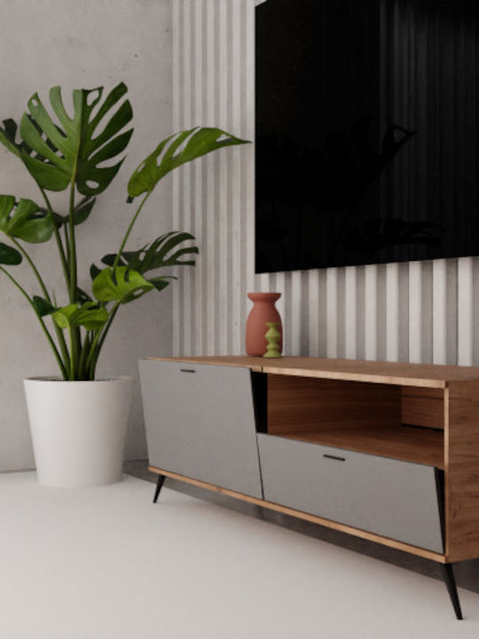 Stand TV Culoare Nuc - Gri L150xA39xÎ58.5cm