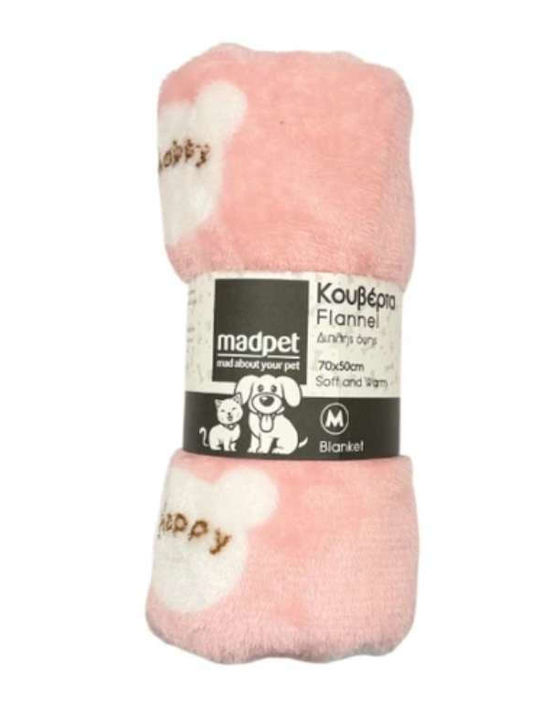 Madpet Pătură de purtat pentru Câini Roz 70x50cm