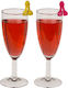 Out of the Blue Party Glass