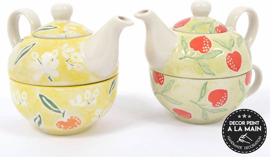 Teekanne mit Tasse Keramik