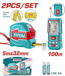 Total Laser Distance Meter TOS250902M cu Capacitate de Măsurare până la 100m