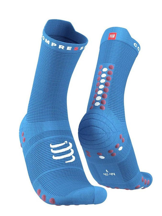 Compressport Pro Racing Laufsocken Blau 1 Paar