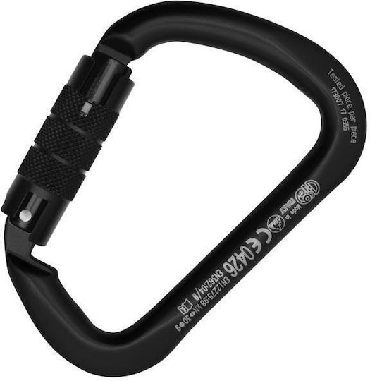 Καραμπίνερ Αυτόματο Kong X-large Twist Lock Black Μαύρο 711mg0nnnkk