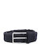 Men's Belt Leather Blue
