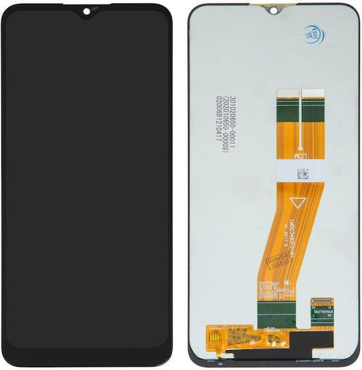Екран със Сензорен Механизъм за Samsung A03 (Черен)