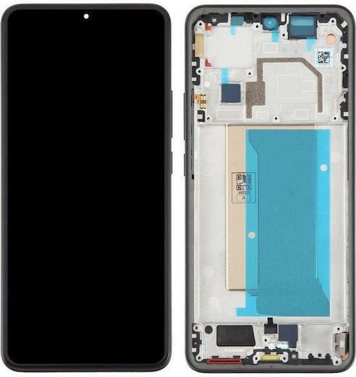 Screen with Touch Mechanism and Frame for Xiaomi 12T, Xiaomi 12T Pro 5G (Black)